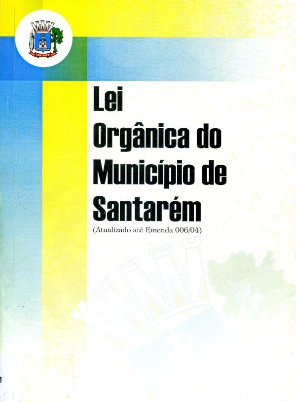 Lei Orgânica doi Município de Santarém